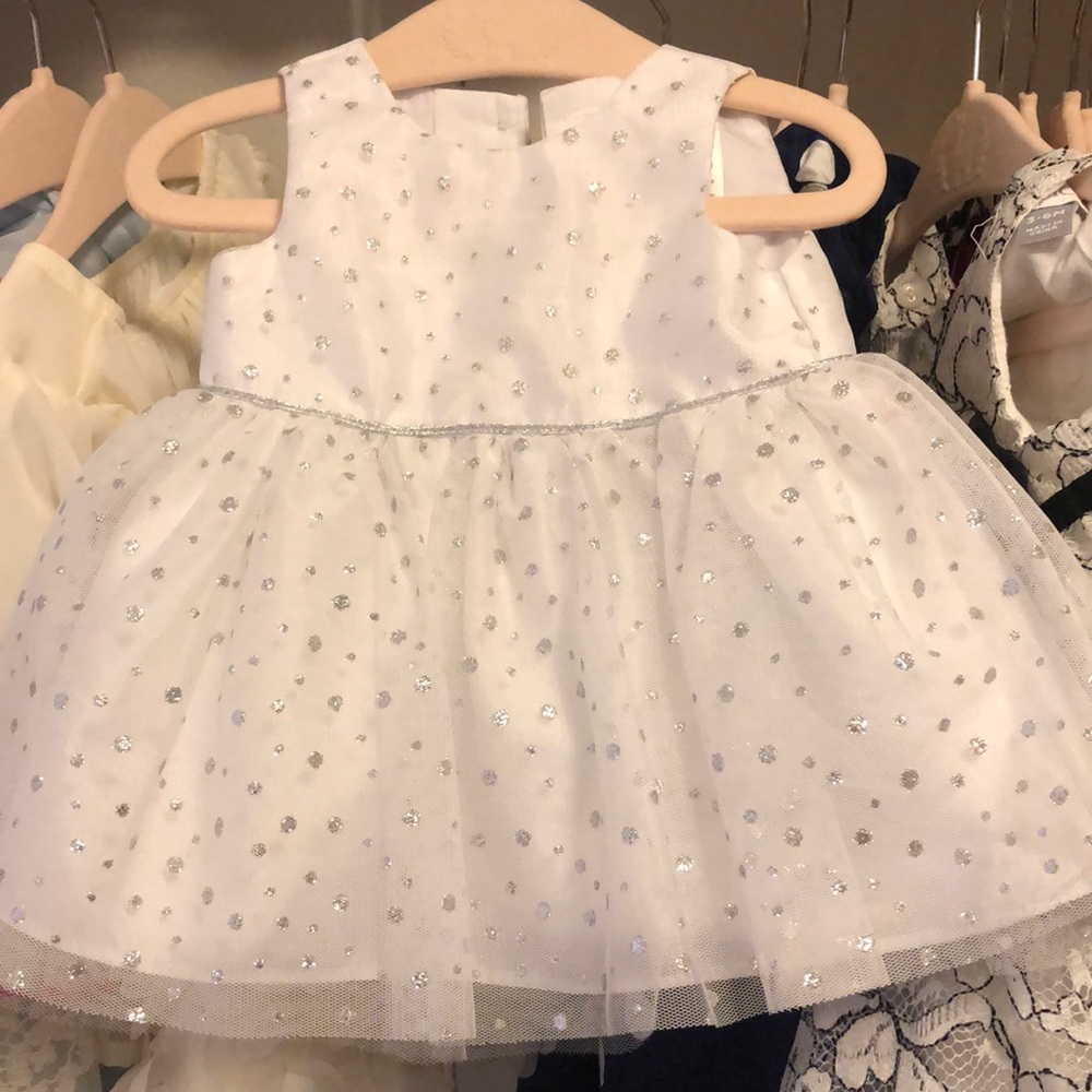 White infant dress
